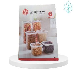 Set 6 contenitori per alimenti