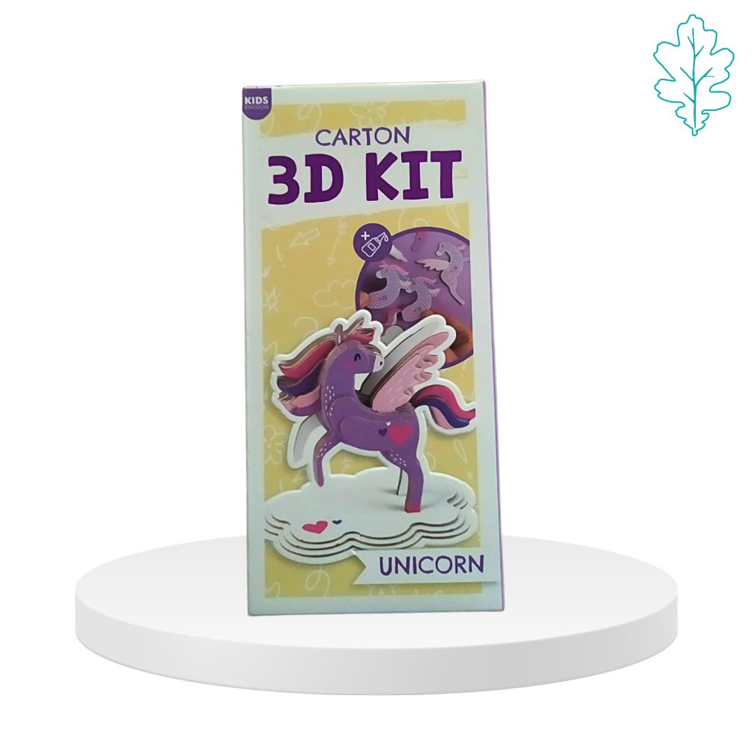 3D kit artistico Unicorno
