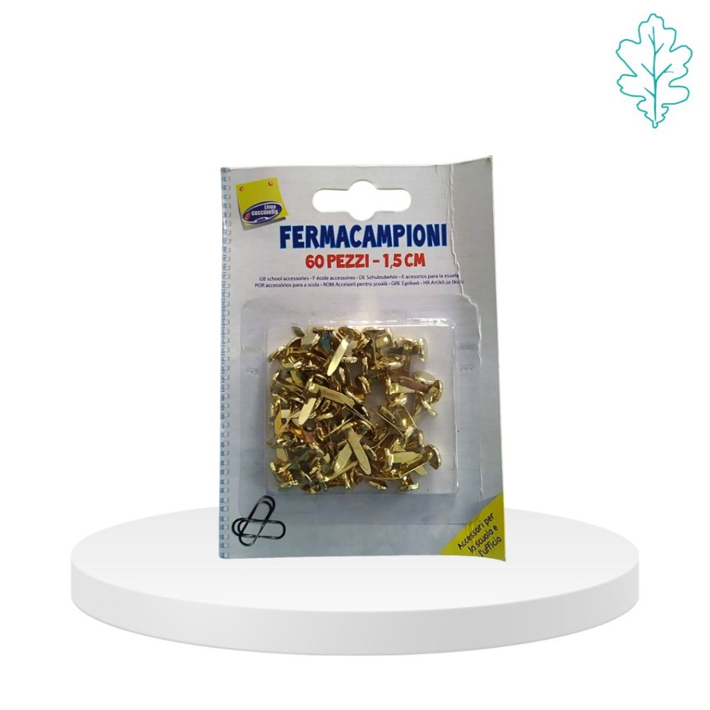 Fermacampioni dorati