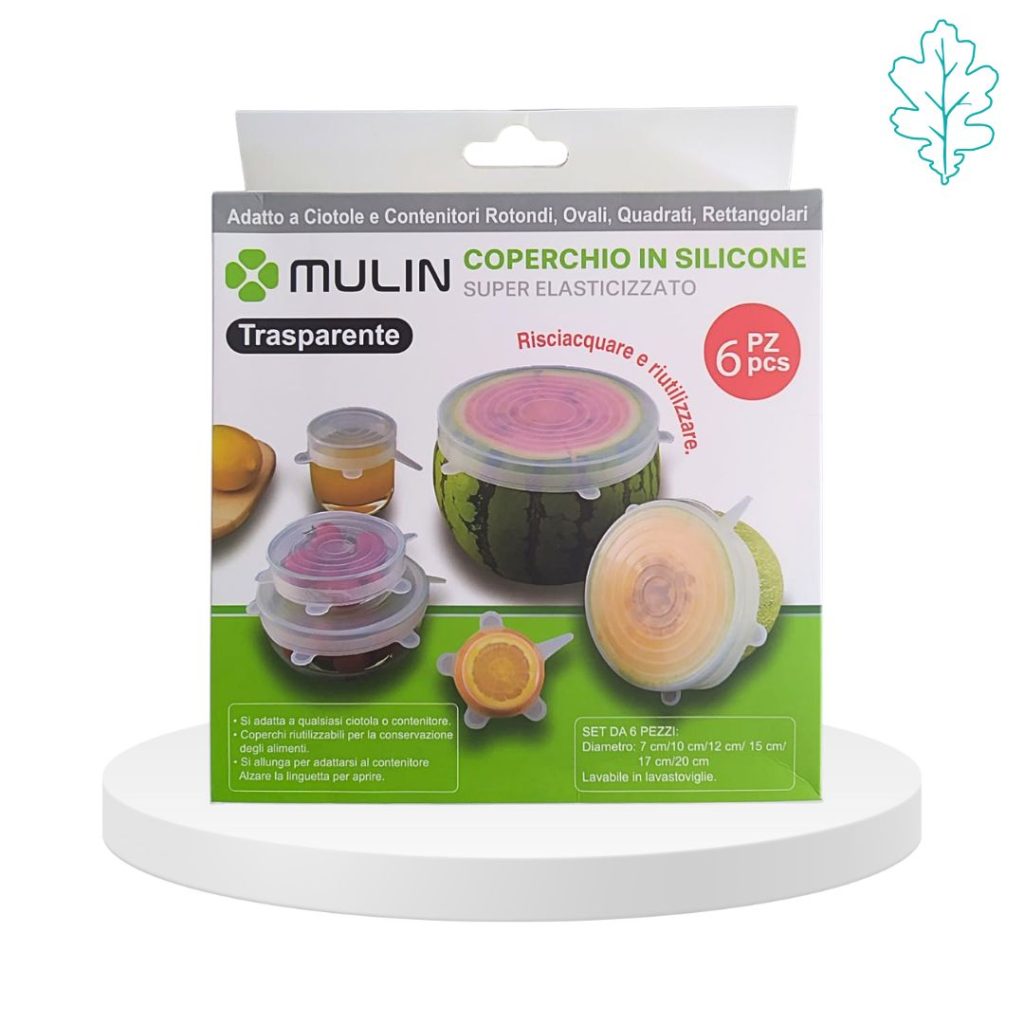set coperchi silicone