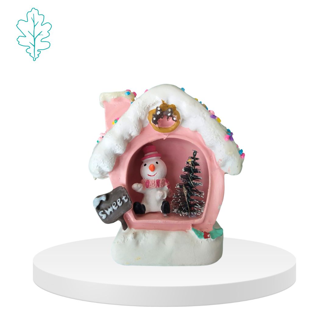 Casetta Natale con lucine