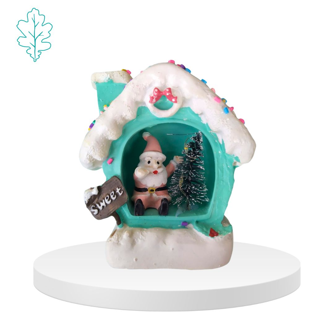 Casetta Natale con lucine