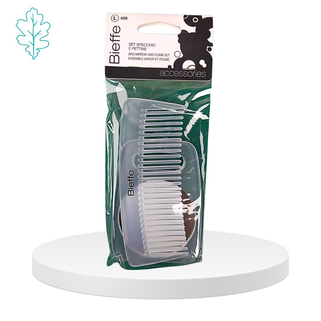 Set pettine e specchietto