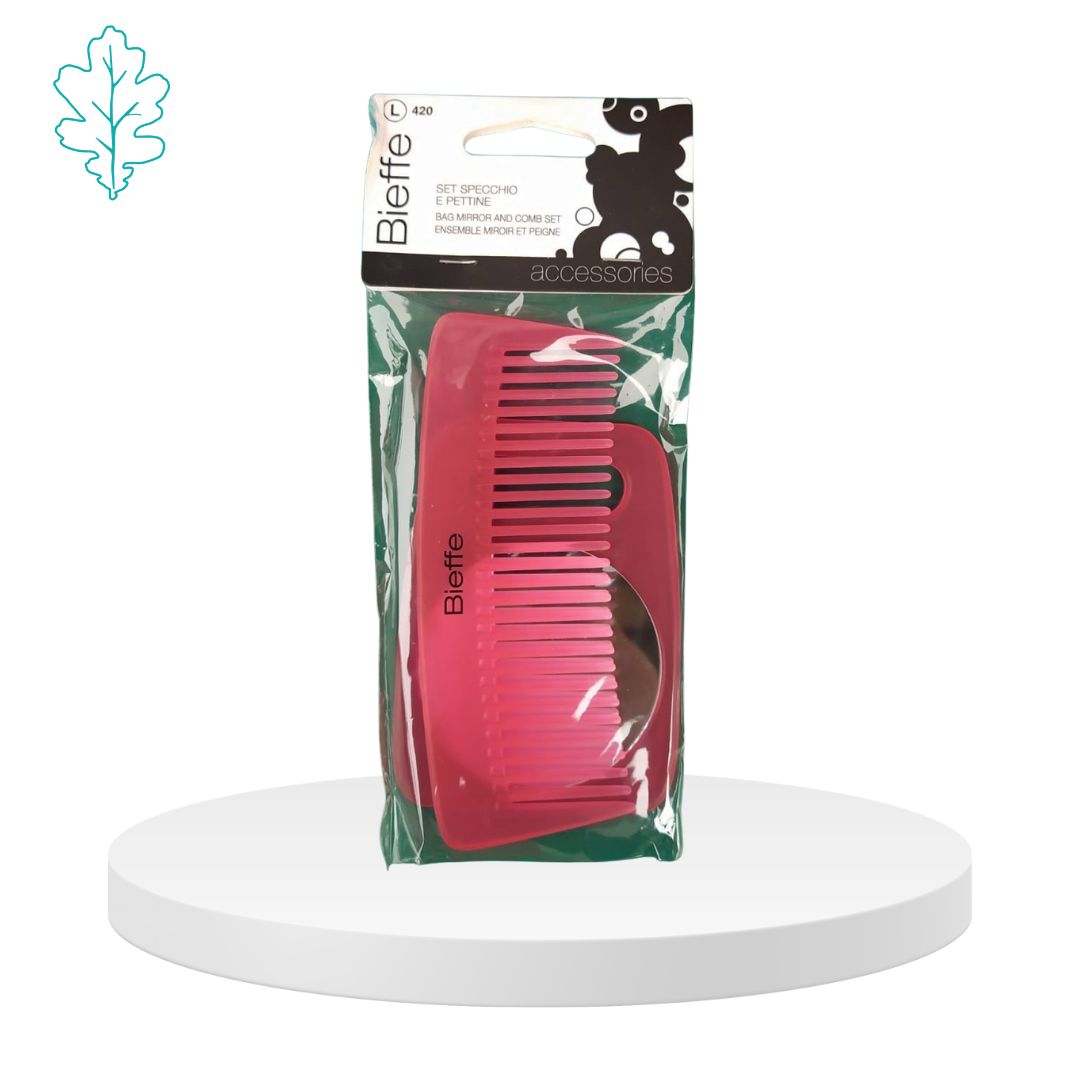 Set pettine e specchietto