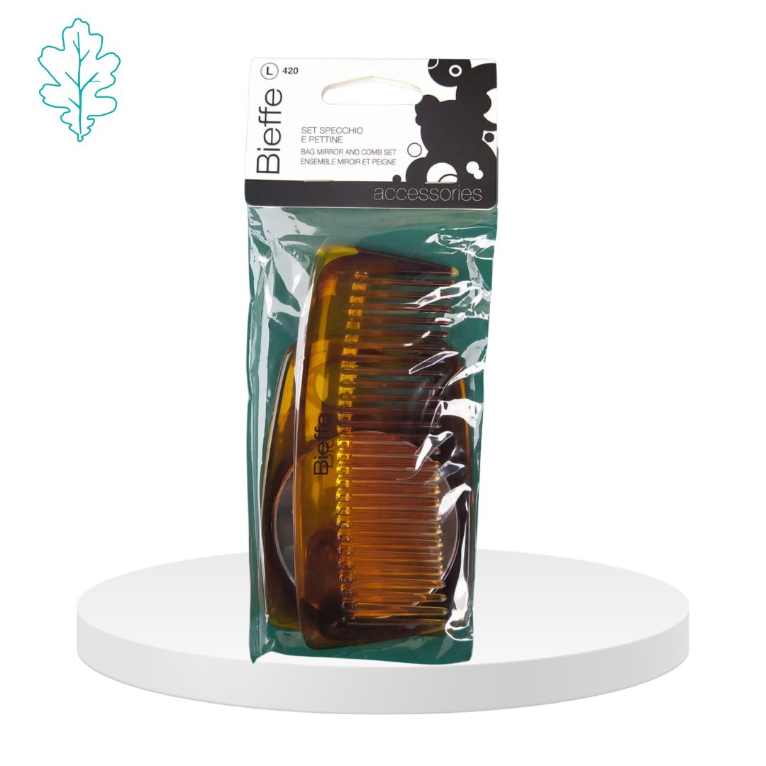 Set pettine e specchietto