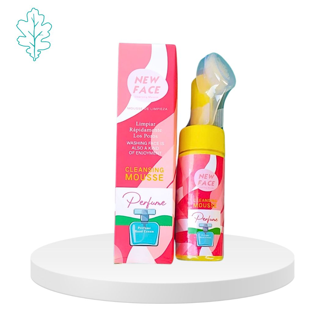 Mousse detergente viso