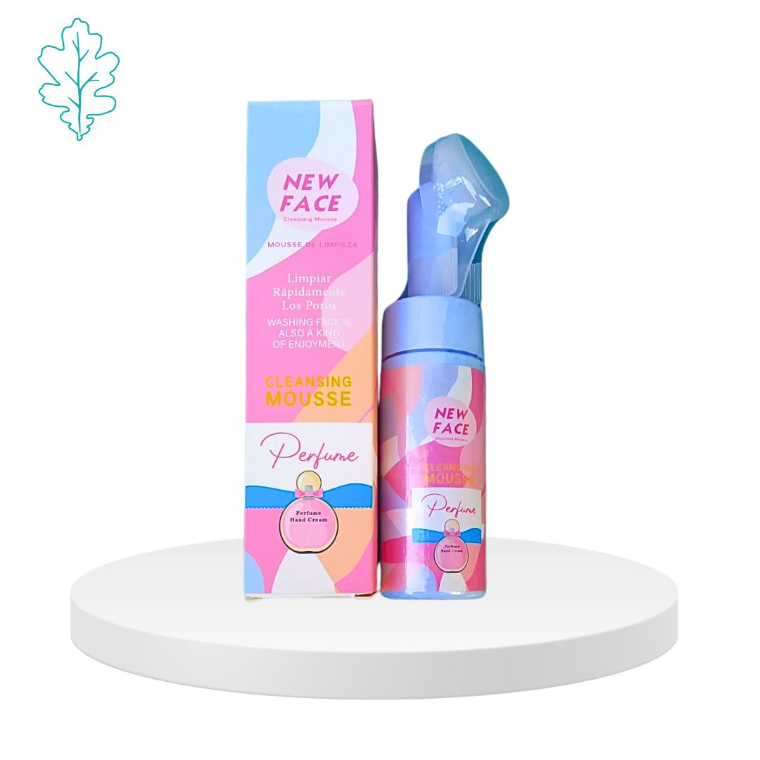 Mousse detergente viso