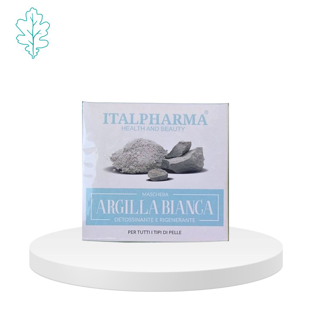 Maschera viso argilla
