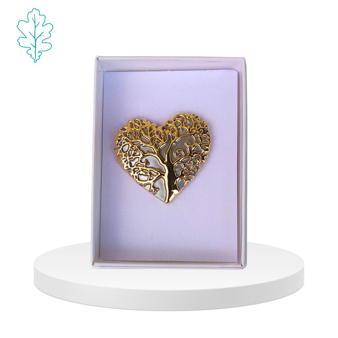 Spilla magnetica "Cuore della vita"