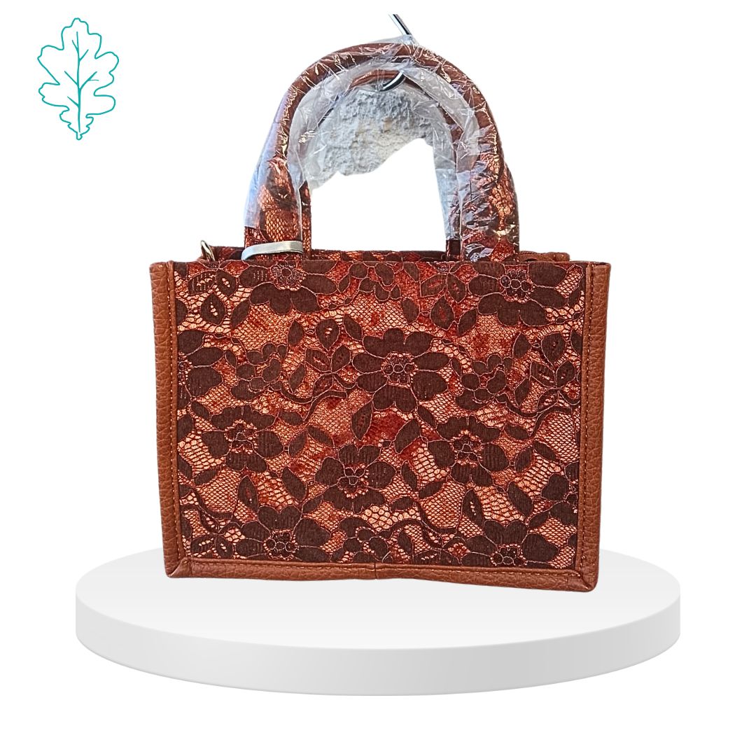 Borsa "ricamo" in similpelle